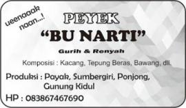 Peyek “BU NARTI”